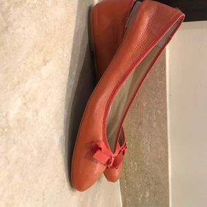 NWOT Sam Edelman Orange Ballet Flats